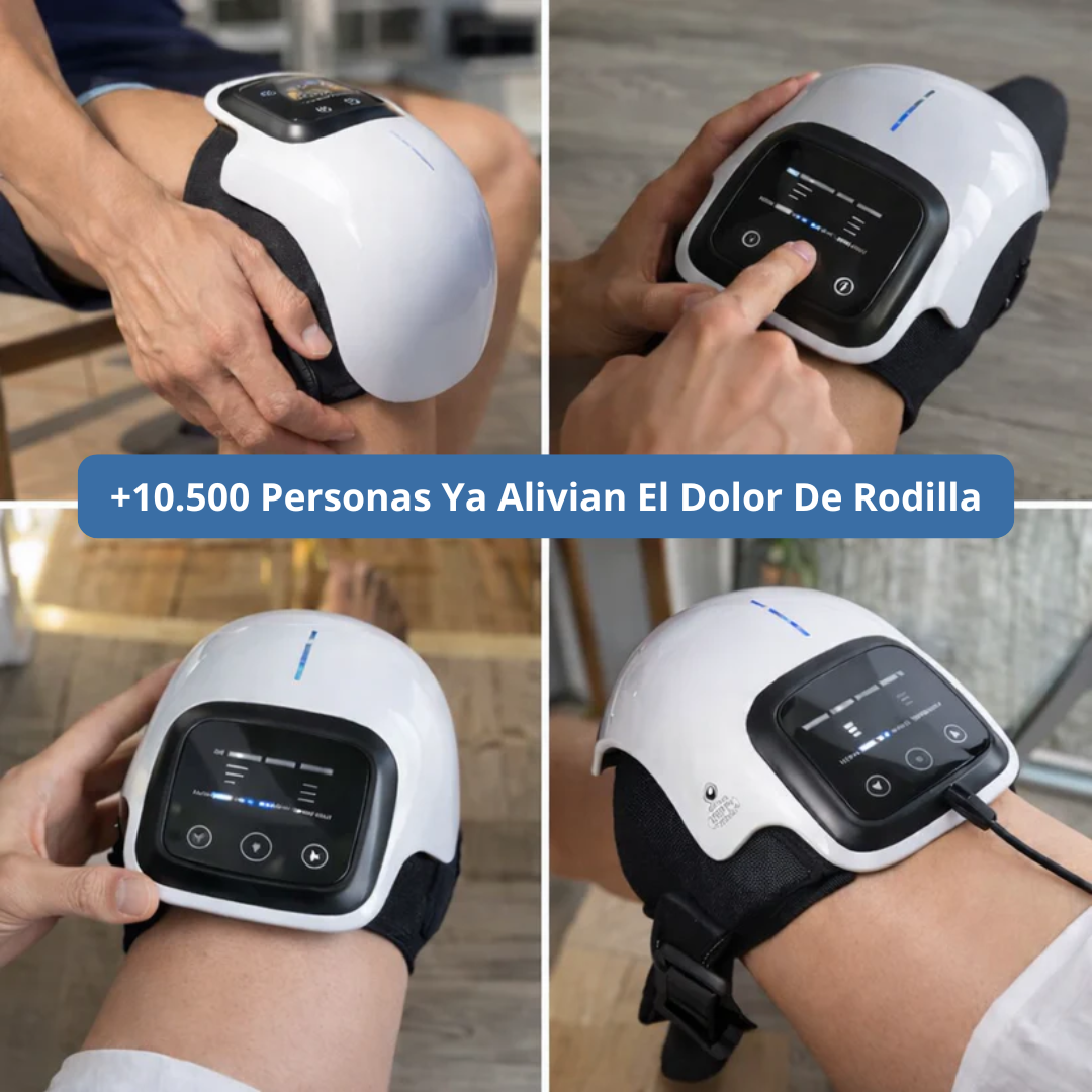 Healux™ Masajeador Vibratorio De Rodillas Con Terapia LED