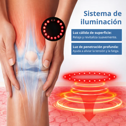 Healux™ Masajeador Vibratorio De Rodillas Con Terapia LED