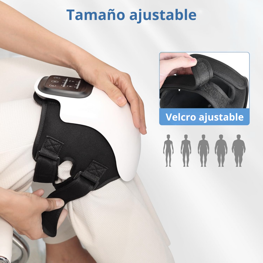 Healux™ Masajeador Vibratorio De Rodillas Con Terapia LED